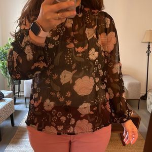 BB Dakota Sheer Blouse